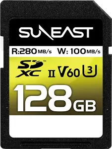 SUNEAST サンイースト ULTIMATE PRO SDXC UHS-II Card V60(128GB) SE-FS2128G26W1F