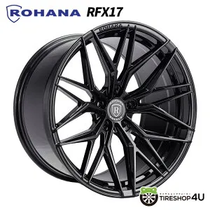 【最大P25倍】 ROHANA RFX17 20×9.0J 5/120 +35 HUB:72.56 グロスブラック 新品 ロハナ 正規品 20インチ 20x9j フローフォーミング アルミホイール 1本価格 単体 BMW ランドローバー テスラ など