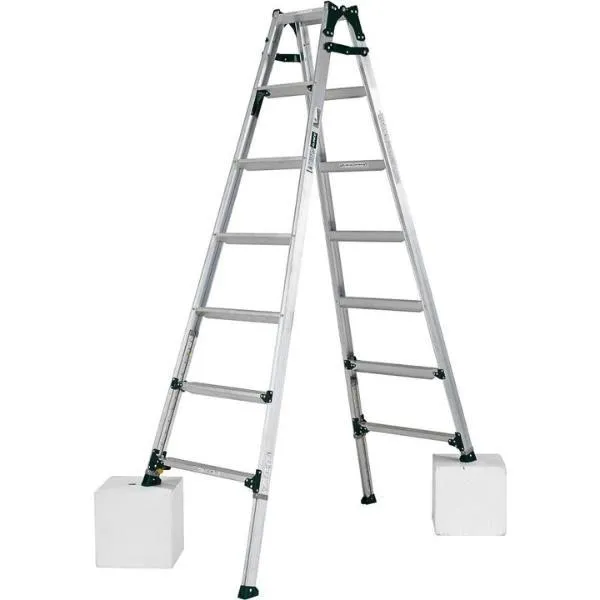 【I】ALINCO アルインコ 伸縮脚付はしご兼用脚立 PRT-210FX 踏ざん幅60mm 各脚441mm伸縮 【代引不可/北海道・沖縄・離島不可】