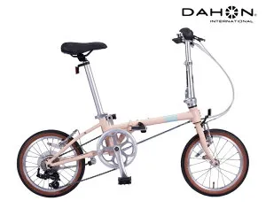 DAHON INTERNATIONAL ダホンインターナショナル BOARDWALK 16 ボードウォーク16 ピンクパフ 7段変速 16inchホイール 折り畳み