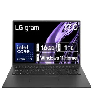【超軽量x17インチ】LGgram/超軽量(1350g)/長時間駆動(最大19.5h)/CoreUltra7155H/メモリ16GB/SSD1TB/17型IPS液晶WQXGA(2560x1600)アンチグレアDCI-P3