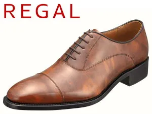 リーガル 靴 メンズ 定番 ビジネスシューズ ストレートチップ REGAL ドレスシューズ 冠婚葬祭 通勤 就活 ブラウン 315RBG ヒールアップ