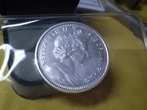 2014年 マン島エンジェル 未流通 1オンス 銀貨 証明書付き