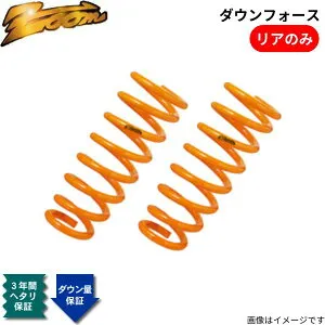 ダウンサス Keiワークス HN22S スズキ H14/11～H21/10 K6A 2WD ズーム ダウンフォース リアのみ ZOOM