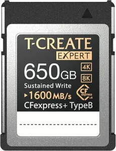 TEAMGROUP(旧称Team)T-CREATEEXPERTCfexpress2.0PlusType-B650GBメモリーカード最大読み出し1800MB/s最大書き込み1700MB/s【TEAMジャパン