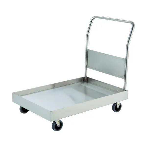 トラスコ中山 【個人宅不可】 TRUSCO ステンレス台車 オールSUS304 皿型台車 900X60 SSAR-2TBU [1-435-6452]