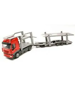 【送料無料】ホビー 模型車 車 レーシングカー iveco stralis bisarca red 143