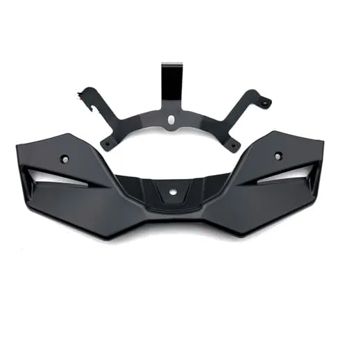 フロントスポイラー に適合する MT07 Gen4 Y-AMT 2025 2026 オートバイアクセサリーダウンフォース裸サイドスポイラー空力ウイングディフレクター フェアリング(Carbon fiber pattern)