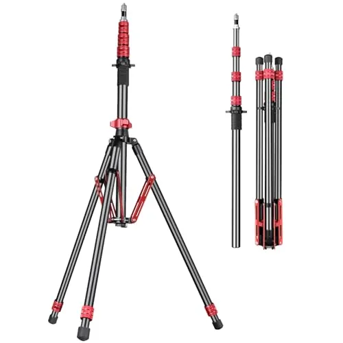 ?FreeSea ライトスタンド 三脚 コンパクト 軽量 アルミニウム合金製 撮影用スタンド 最大260cm 高さ調節可能 三脚スタンド ソフトボックス/Speedliteフラッシュ対応 収納バッグ付き?