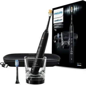 フィリップス 電動歯ブラシ ソニッケアー ダイヤモンドクリーン9000 (携帯用トラベルケース/充電器用グラス付き) HX9911/99 ブラッ