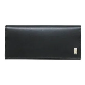 ダンヒル dunhill レザー長財布 ロングウォレット メンズ ギフト 2026 19F2F10AT001R DUQD1010A サイドカー SIDECAR ブラック×シルバー