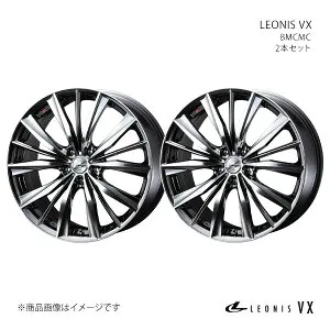 LEONIS VX インプレッサWRX STI GRB・GRF・GVB・GVF(4ポットキャリパー) アルミホイール 2本セット 0033281×2【18×8J 5-114.3 INSET42 BMCMC】