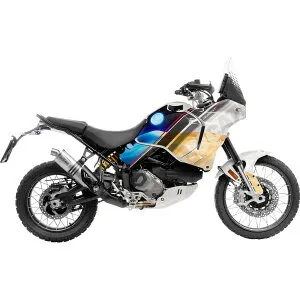 【USA在庫あり】 LEOVINCE LV One EVO スリップオンマフラー 22年-23年 ドゥカティ DesertX シルバー 1811-4442 JP店