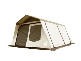 ロッジシェルター T/C 3375 [サンドベージュ×オフホワイト×ダークブラウン]