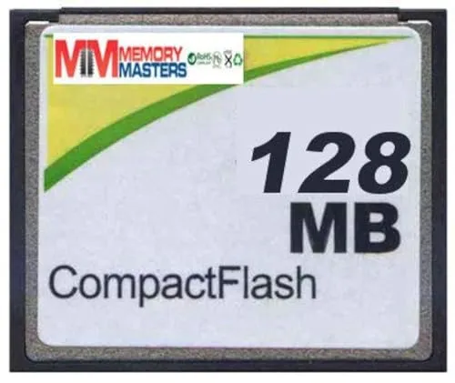 MemoryMasters 128MB コンパクトフラッシュカード - 標準スピード (p/n CF-128MB)