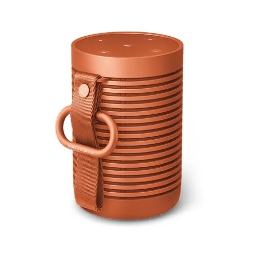 バング・アンド・オルフセン (Bang & Olufsen) ポータブルスピーカー Beosound Explore Bonfire Orange Bluetooth ワイヤレス IP67認定 防水・防塵 27時間再生