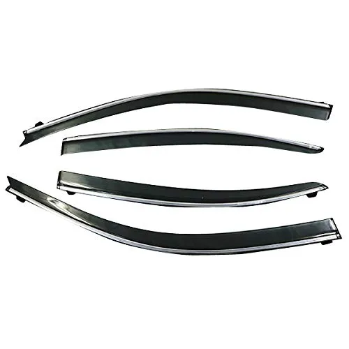 DressCarParts ドアバイザー サイドバイザー 取付金具 ・ メッキモール 付 適合車種 LEXUS レクサス LS460 LS600h USF UVF 40 系