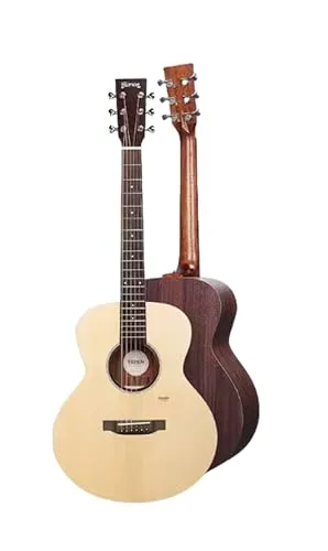 アコースティックギター オールソリッドアコースティックギタ 初心者 子供のギター 36インチ 旅行 (36インチ,TSmini18 グロッシートップシート/スプルース・ローズウッド)