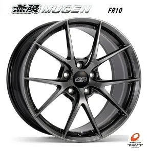 【取り寄せ品】 送料無料 ホイールのみ 4本セット 無限×BBS MUGEN FR10 鍛造 ダイヤモンドブラック 19インチ 9.5J インセット+60 5穴 PCD120 ホンダ シビックタイプR FL5 オプションセンターキャップ付