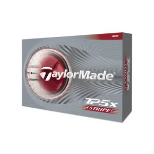 テーラーメイド(TAYLOR MADE) TMJ26 TP5x Stripe JPN dz ティーピーファイブ エックス ストライプ ゴルフボール 2026年モデル ホワイト