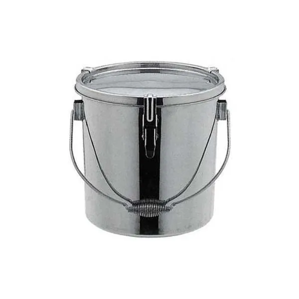 18-8テーパー付 密閉容器 吊付 Φ240(底Φ230)×H240mm/業務用/新品/送料別途見積