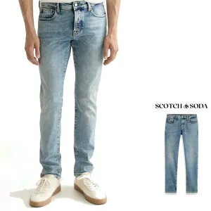 SCOTCH＆SODA【 スコッチ&ソーダ 】181845 【Essentials Ralston Denim】エッセンシャルズ・ラルストン・デニムRalston regular slim fit jeansスリムテーパードFIT・デニムパンツcolor：410【 CORE・Aqua Blue 】コア・