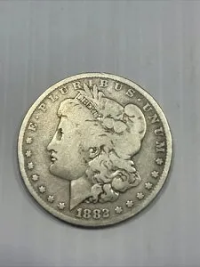 1882-O モルガン銀貨 AS