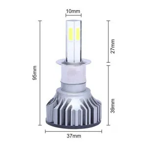 6500K LED ヘッドライト H1 H3 H13 H4 H7 H11/8/9 9005 9006 9007 9004 5202 880 9012 バルブ バレット スーパー ブライト ターボ ライト LED ランプ 9012 HIR2～H13 AL-II-1669 AL Car parts