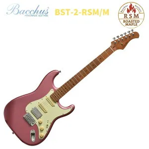 Bacchus BST-2-RSM/M BGM Burgundy Mistバッカス エレキギター ローステッドメイプル バーガンディミスト【Stage-Rakuten Guitar】ストラトキャスター リアハム ピンク