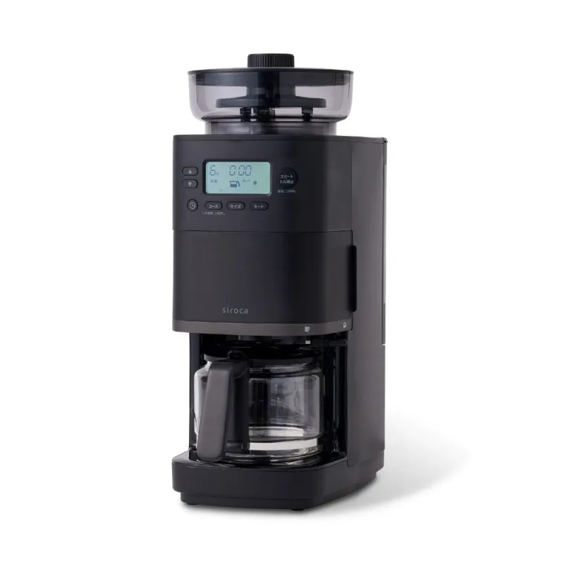 [マルイ]コーン式全自動コーヒーメーカー カフェばこPRO CM-6C271(K)/シロカ（siroca） ブラック