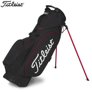 【まとめ買い最大10割引クーポン＋P10倍以上！】4/27まで [2026年モデル] タイトリスト メンズ Players S4 スタンド キャディバッグ TB26SX4A 061 ブラック×レッド×ホワイト