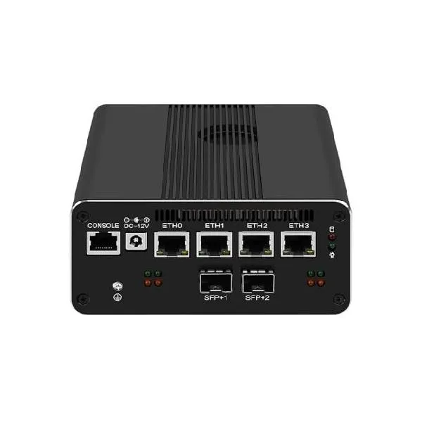 MOGINSOK 10GbE SFP+ Mini PC Micro Firewall Appliance,Intel Pentium Gold 8505 64GB DDR5 1TB PCIE SSD 4xIntel I226-V 2.5GbE 2*Intel 10Gb Networ_並行輸入