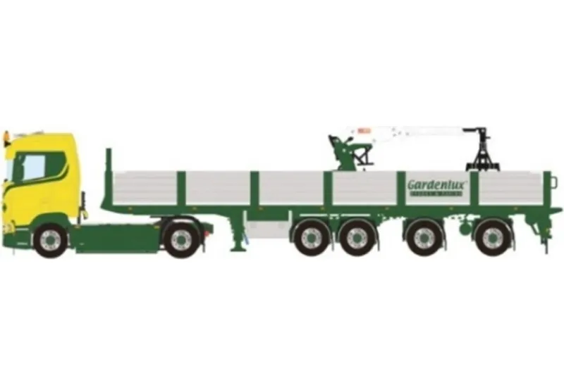WSI MODELS 新品 ミニカー 1/50 E. de Vries SCANIA S NORMAL CS20N 4X2 BRICK TRAILER - 4 AXLE [01-4663]