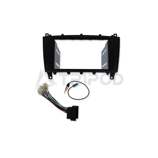 AVC203BKS ベンツＣクラス(W203)後期 ナビ無し車/ショートハーネス2DIN取付KIT