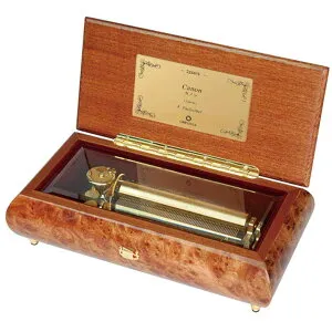 72弁オルゴール EX363 orgel W280mm D140mm H85mm ブラウン オルゴール療法 音楽療法