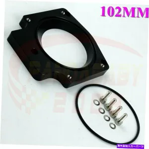 Throttle Body GM Gen III LS1 LS2 LS6 LS3 LS7 LS7スロットルボディアダプタープレート4 102mm BK For GM GEN III LS1 LS2 LS6 LS3 LS LS7 THROTTLE BODY ADAPTOR PLATE 4 102MM BK【並行輸入品】