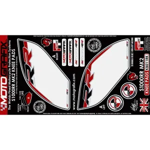 モトグラフィックス ボディパッド KNEE S1000RR MT-KB011RK