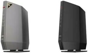 【ポイント2倍】 【クーポン付】 バッファロー ルーター 無線 LAN Wi-Fi 6E 11ax 6GHz AXE5400 6ストリーム 2401+2401+573Mbps 有線 2.5Gbps WSR-5400XE6/N + WiFi 中継機 Wi-Fi 6 11ax Easy Mesh 対応 WEX-5400AX6/N