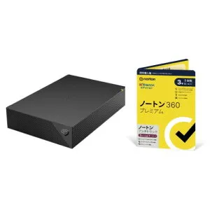 バッファロー BUFFALO HD-SGDA6U3-B 6TB + ノートン 360 プレミアム/アンチトラック 同時購入 3年セット 6216