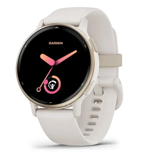 GARMIN(ガーミン) vivoactive 5 Ivory/Cream Gold フィットネスGPSウォッチ 睡眠管理/フィットネス年齢/お昼寝検出/Suica対応/心拍センサー/ストレスレベル測定/iOS・アンドロイド対応 / 11日間のバッテリー持