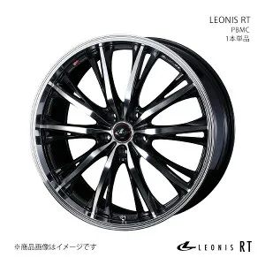 LEONIS RT インプレッサWRX STI GRB・GRF・GVB・GVF(4ポットキャリパー) ホイール 1本単品 0041192【18×8.0J 5-114.3 INSET42 パールブラックミラー】