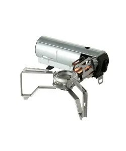 スノーピーク(snow peak) 防災 HOMECAMPバーナー シルバー GS-600SL カセットコンロ 防災用 折りたたみ デザイン家電