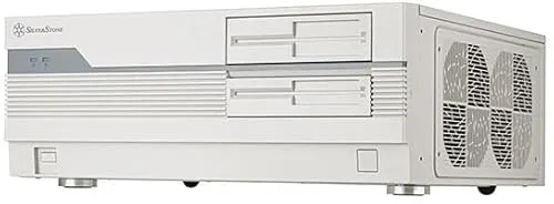 Silverstone SST-FLP01W PCケース 据え置き ATX レトロ仕上げ ホワイト 国内正規代理店品