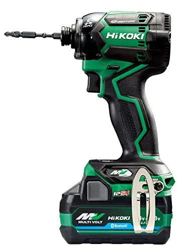 HiKOKI(ハイコーキ) 36V インパクトドライバー WH36DC アグレッシブグリーン Bluetooth付バッテリー2個・充電器・ケース・力こぶビット付き WH36DC(2XPSZ)