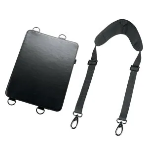 サンワサプライ iPad Pro 13インチ M4/2024 用スタンド・ベルト付きケース PDA-IPAD2012BK