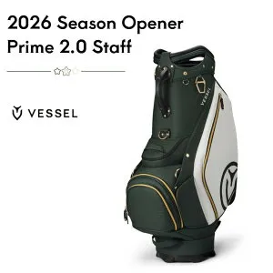 刻印対応 【新品】ベゼル 2026 Season Opener Prime 2.0 Staff キャディバッグ カラー：CROC GREEN【w0】ホンマD1ボール グリーンプレゼント