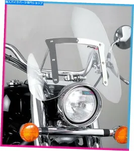 Windshields ハーレーD.ダイナワイドグライド99-06クリア PUIG CUSTOM SCREEN CHOPFOR HARLEY D. DYNA WIDE GLIDE 99-06 CLEAR【並行輸入品】