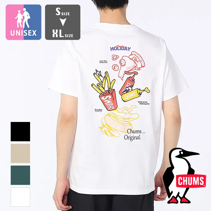 CHUMS チャムス Anti-Bug Fast Food Pocket T-Shirt アンチバグ ファストフード ポケット Tシャツ CH01-2715 / 2026SUMMER