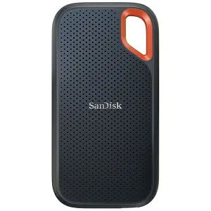 【エントリーで最大全額ポイント還元｜5/6まで】 SanDisk｜サンディスク SDSSDE61-1T00-J25 外付けSSD USB-C＋USB-A接続 Extreme Portable SSD ブラック [1TB /ポータブル型]