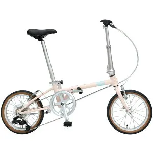 DAHON INTERNATIONAL (ダホンインターナショナル) Boardwalk 16 フォールディングバイク Pink Puff [折り畳み自転車 16インチ 7段変速]